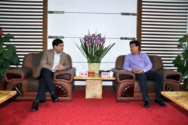 马国防等校领导会见建行三明分行林城行长