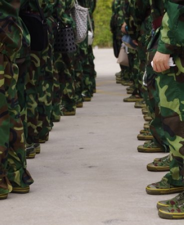 惠州学院举行2012级学生军训开营式