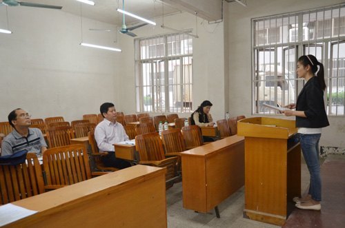 学院承办2013年广西高校教师资格面试试讲工