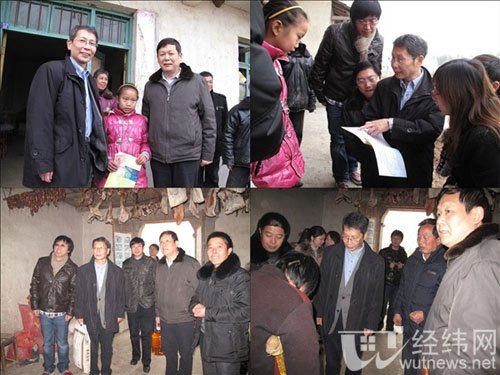 材料学院领导一行到当阳走访困难家庭
