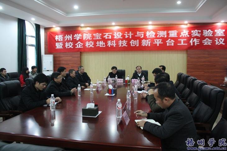 宝石设计与检测重点实验室召开工作会议