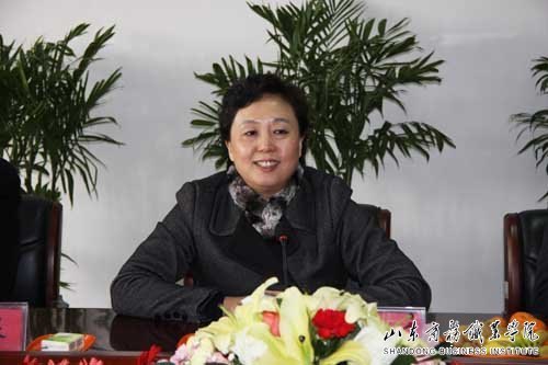 烟台高新区工委书记刘洪波一行来山东商务职业学院走访