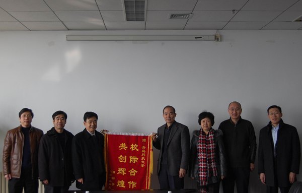 王守伦、牛钟顺走访青岛大学、青岛科技大学