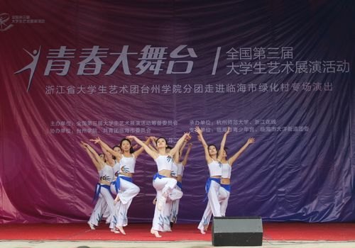 全国第三届大艺展青春大舞台走进绿化村