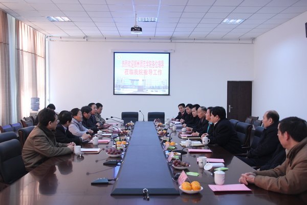 郑州师范学院于向英书记一行来郑州职业技术学院考察