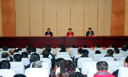 省委组织部对山东建筑大学领导班子及成员进行2011年度考核