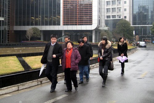 黄少琴副院长到上海市高新技术服务业园区考察