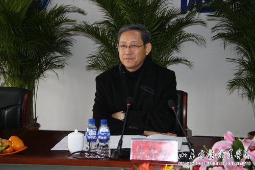省教育厅人才培养工作评估回访专家组回访山东商务职业学院