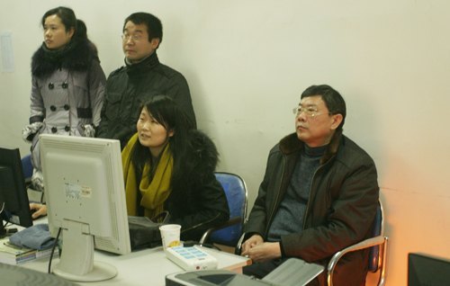 校长吴基良 副校长钟儒刚考察计算机科学与技术学院