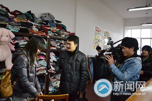 湖南教育电视台报道湖南科技大学“爱心互助吧”