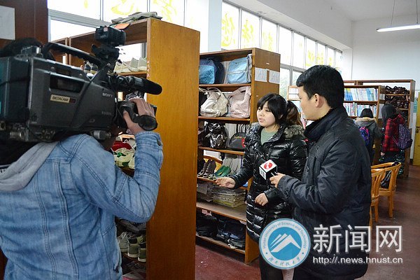 湖南教育电视台报道湖南科技大学“爱心互助吧”