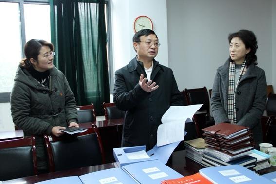 市委教育工委督查组来校检查指导创先争优工作