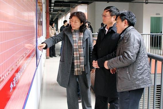 市委教育工委督查组来校检查指导创先争优工作