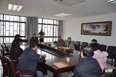 中国矿业大学考察组来访