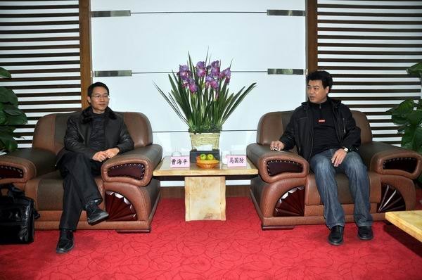 马国防会见瑞奥麦特公司董事长曹海平博士