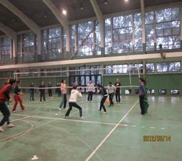 重庆工商大学与西南大学进行教职工排球交流赛