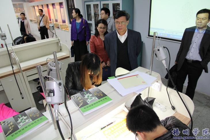 自治区教育厅高等职业教育专家组莅临梧州学院调研