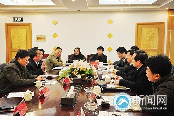 湘潭市委常委、宣传部长李江南一行来湖南科技大学调研宣传思想工作