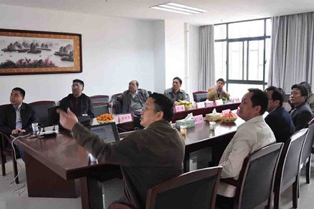 省教育厅王键副厅长一行来校调研和指导工作