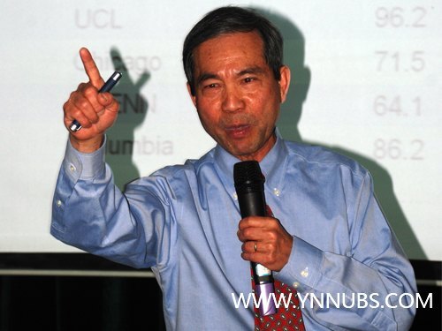 美国加州西来大学校长黄茂树博士应邀来云南师范大学商学院开展专题讲座