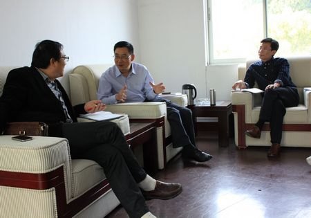 台州科技职业学院领导来校考察交流