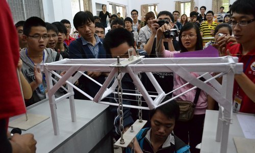 惠州学院举行第二届力学架构模型设计大赛