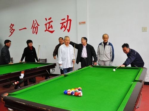 2012年老年棋牌台球比赛拉开序幕