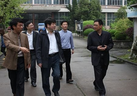 潘璋德书记到临海一校区考察调研