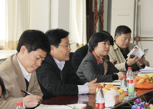 校党委书记孟卫东一行到里仁学院走访调研