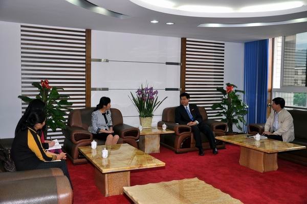 马国防书记会见三明职业技术学院洪宪平书记