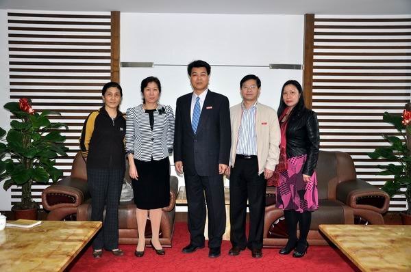 马国防书记会见三明职业技术学院洪宪平书记