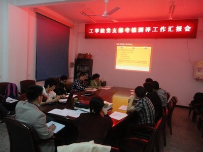 工学院基层组织建设年党支部测评会召开