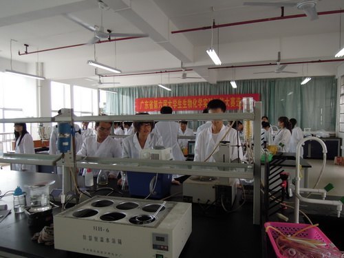 第六届广东大学生科技学术节之生物化学实验技能大赛选拔赛顺利完成