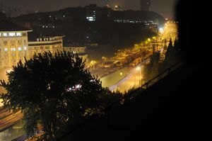 【图片新闻】草场门高架爆破前后的南艺校园