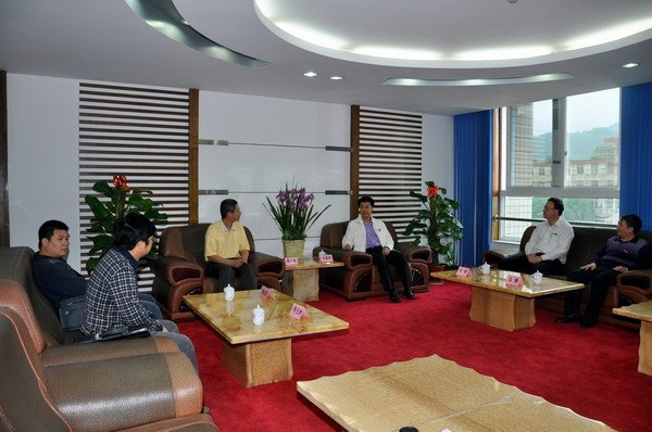 福建水利电力职业技术学院黄少敏副书记一行到三明学院考察交流