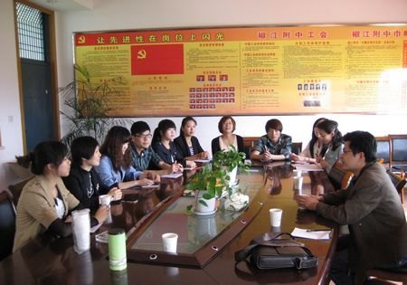 教务处及思政部负责人巡视教育实习