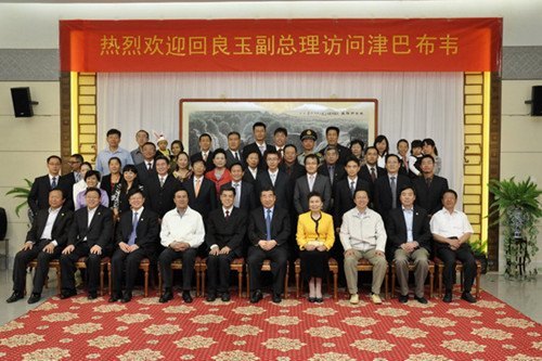 国务院副总理回良玉亲切接见援津医疗队代表