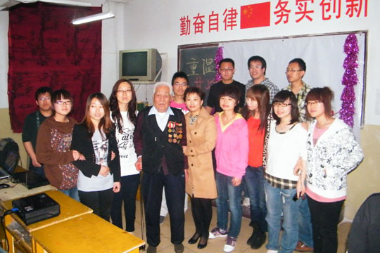 物电学院邀请志愿军老战士讲述上甘岭战役