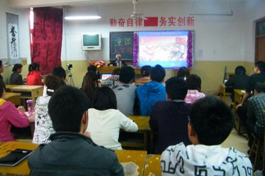 物电学院邀请志愿军老战士讲述上甘岭战役