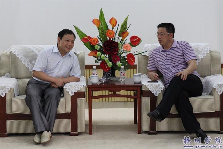 加强交流 增进情谊 桂林理工大学校长张学洪到梧州学院考察交流