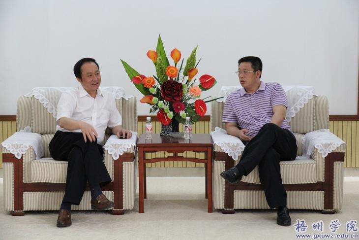 加强交流 增进情谊 桂林理工大学校长张学洪到梧州学院考察交流