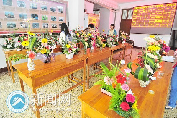 生命科学学院插花展带你走进“一花一世界”