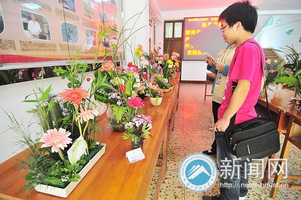生命科学学院插花展带你走进“一花一世界”