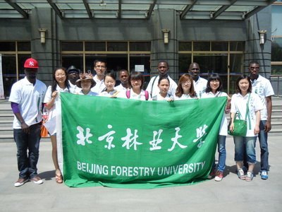 北京林业大学留学生进入北京