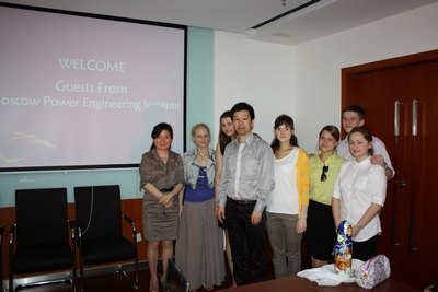 莫斯科动力大学学生代表团访问上海电力学院