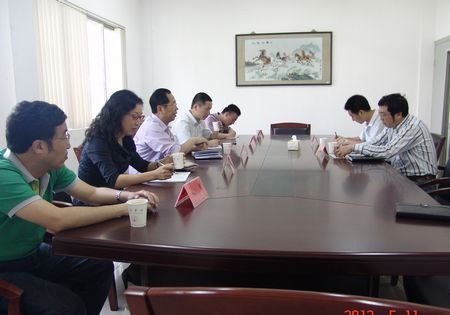 宁波工程学院客人来校交流科研工作