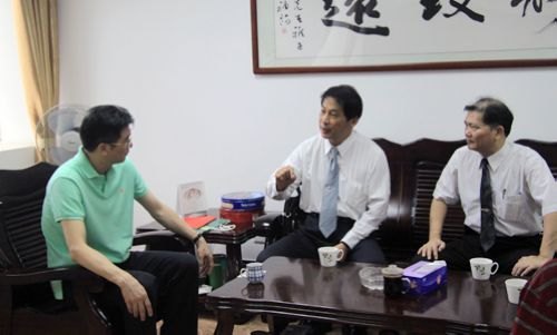 台湾昆山科技大学客人到访惠州学院