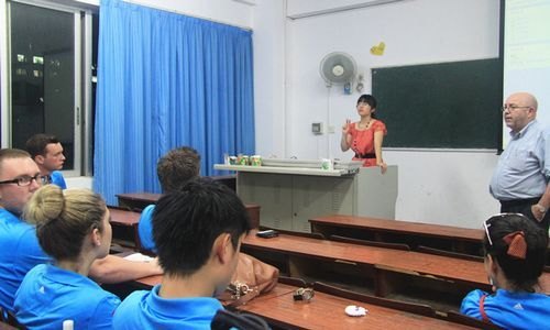 加拿大卡普兰诺大学师生一行来访惠州学院