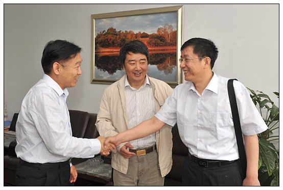 孙建中院长会见天津大学、山西大学博导李保安、张立伟