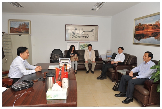 孙建中院长会见天津大学、山西大学博导李保安、张立伟